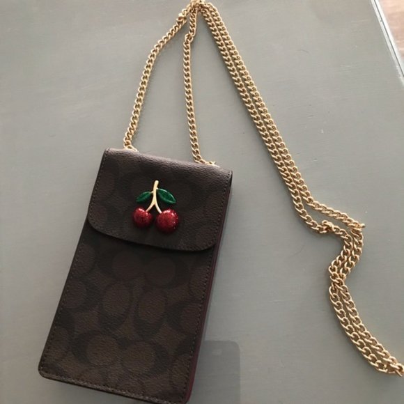 Coach cherry crossbody hotsell